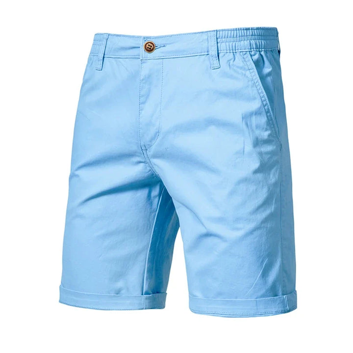 Wszechstronne męskie szorty casual regular fit. Idealne na lato, plażę i codzienny modny styl. Krótka odzież.