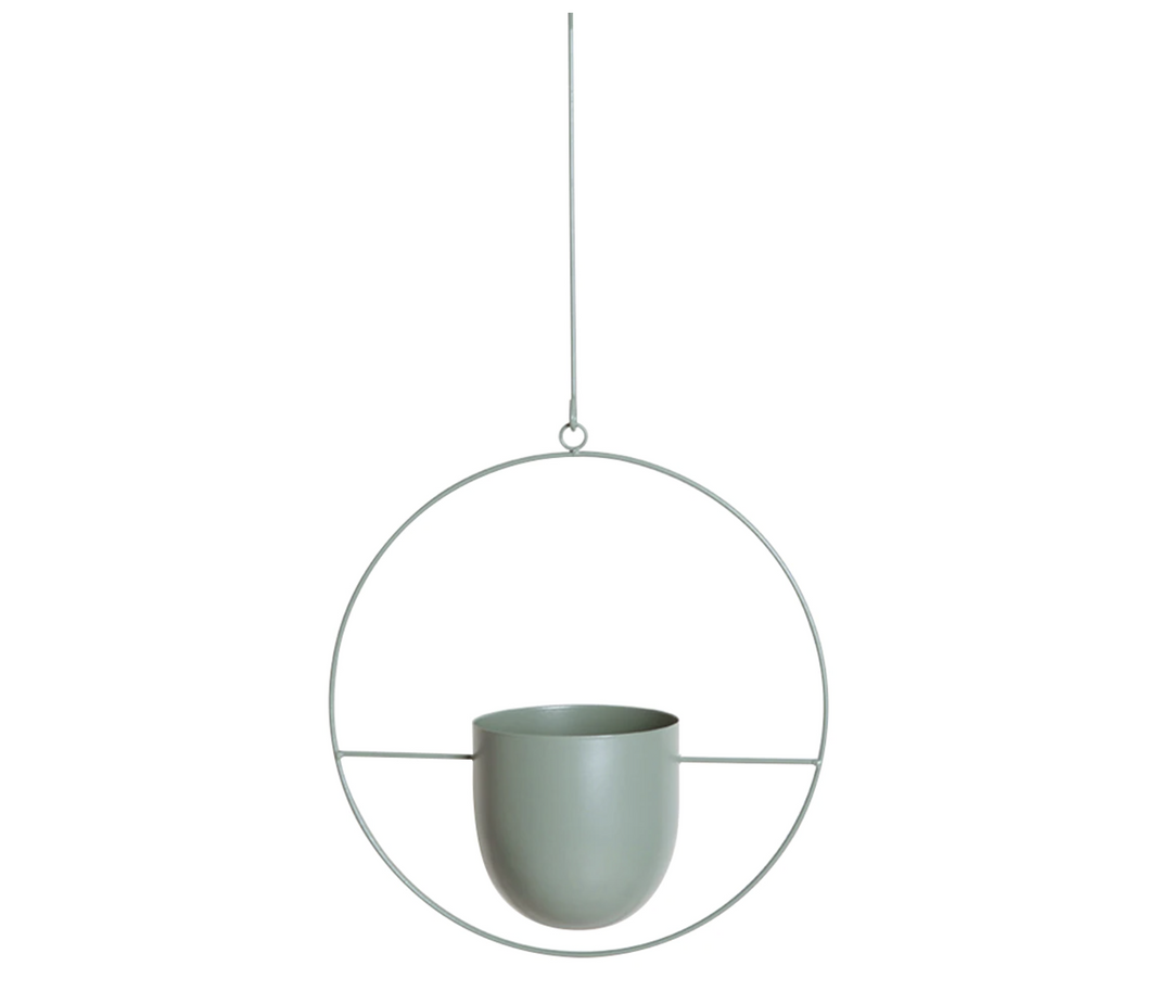 Elegancki wieszak ścienny na rośliny. Minimalistyczny, metalowy, dodaje zieleni i stylu wnętrzom.