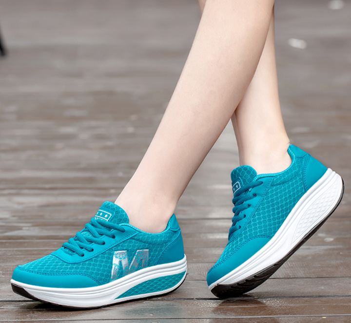 Damskie buty ortopedyczne: sneakersy z wkładką korekcyjną i amortyzacją. Komfort przez cały dzień.