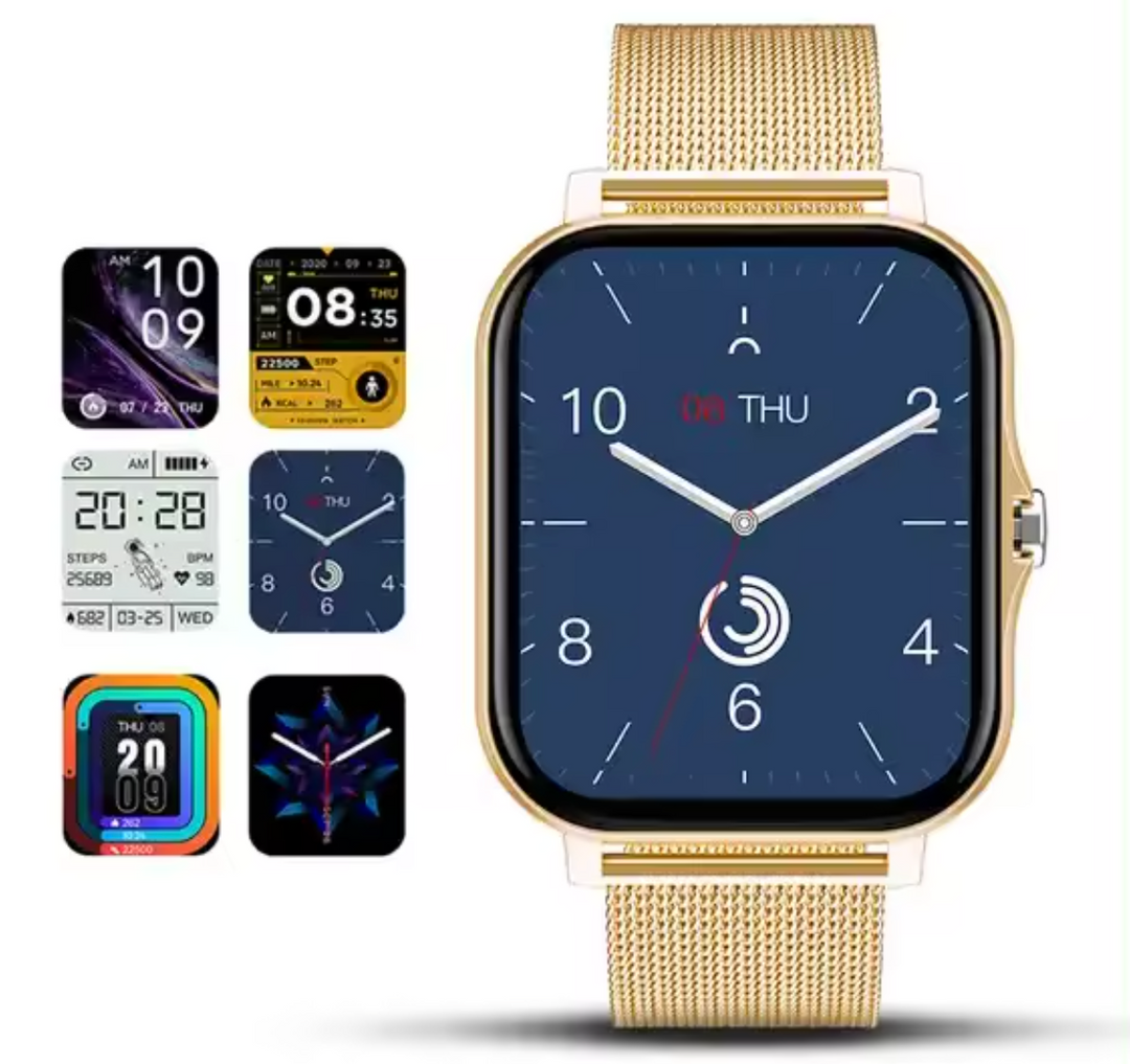 Smartwatch damski elegancki, monitor aktywności, pulsu i snu. Wodoodporny, idealny na co dzień.