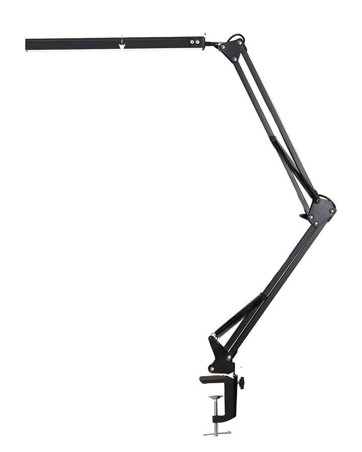 Nowoczesna lampa biurkowa LED, regulowana, 5 trybów światła, 11 jasności. Idealna do pracy, nauki w biurze.