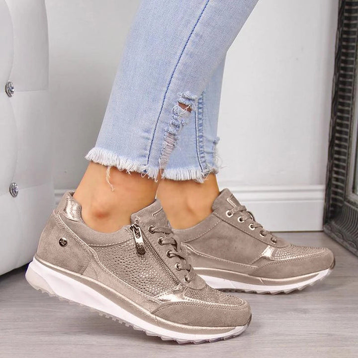 Wygodne damskie buty codzienne, sneakersy sportowe z amortyzacją, ortopedyczne, idealne na spacery i do pracy.