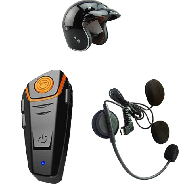 Interkom motocyklowy Bluetooth RoadLink. Wodoodporna komunikacja z FM i zasięgiem 1 km dla bezpiecznej jazdy.