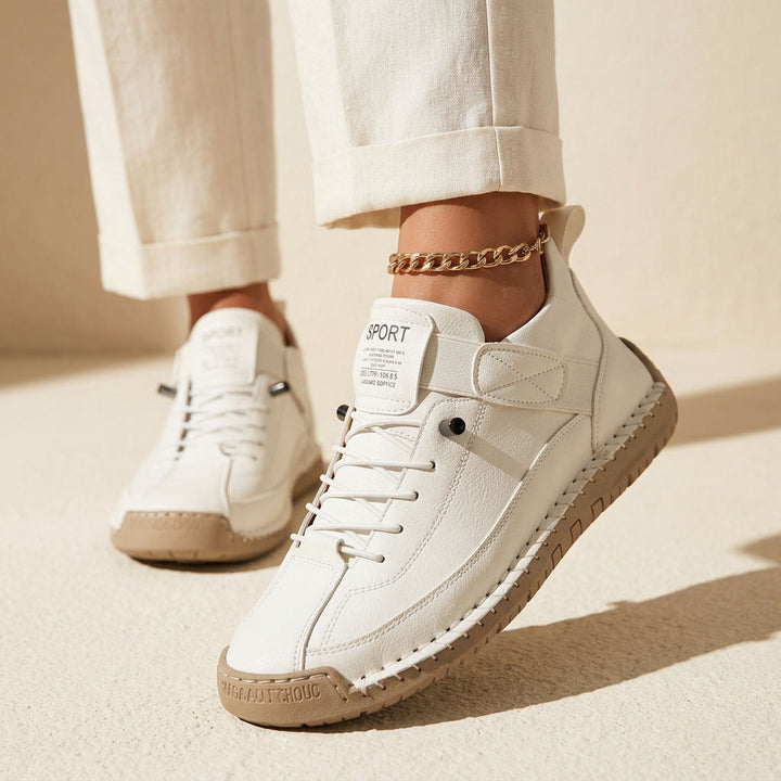 Ultralekkie damskie sneakersy wsuwane, idealne do spacerów, biegania i aktywności sportowych.