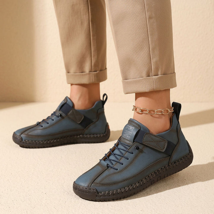 Damskie wsuwane sneakersy na stopie. Komfortowe buty idealne do codziennego użytku i aktywności.
