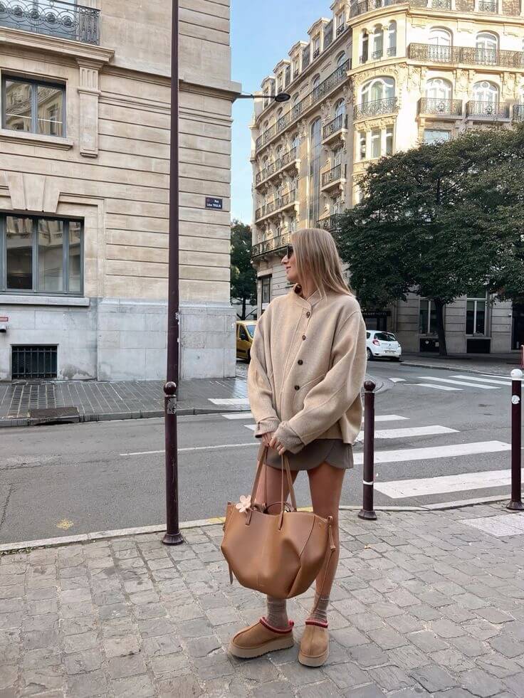Nowoczesna damska torba tote shopper z ekologicznej skóry. Modny dodatek do stylizacji.