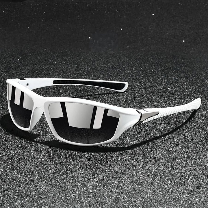 Ochrona oczu: okulary przeciwsłoneczne sportowe UV400. Idealne na lato, dla aktywnych i do jazdy na rowerze.