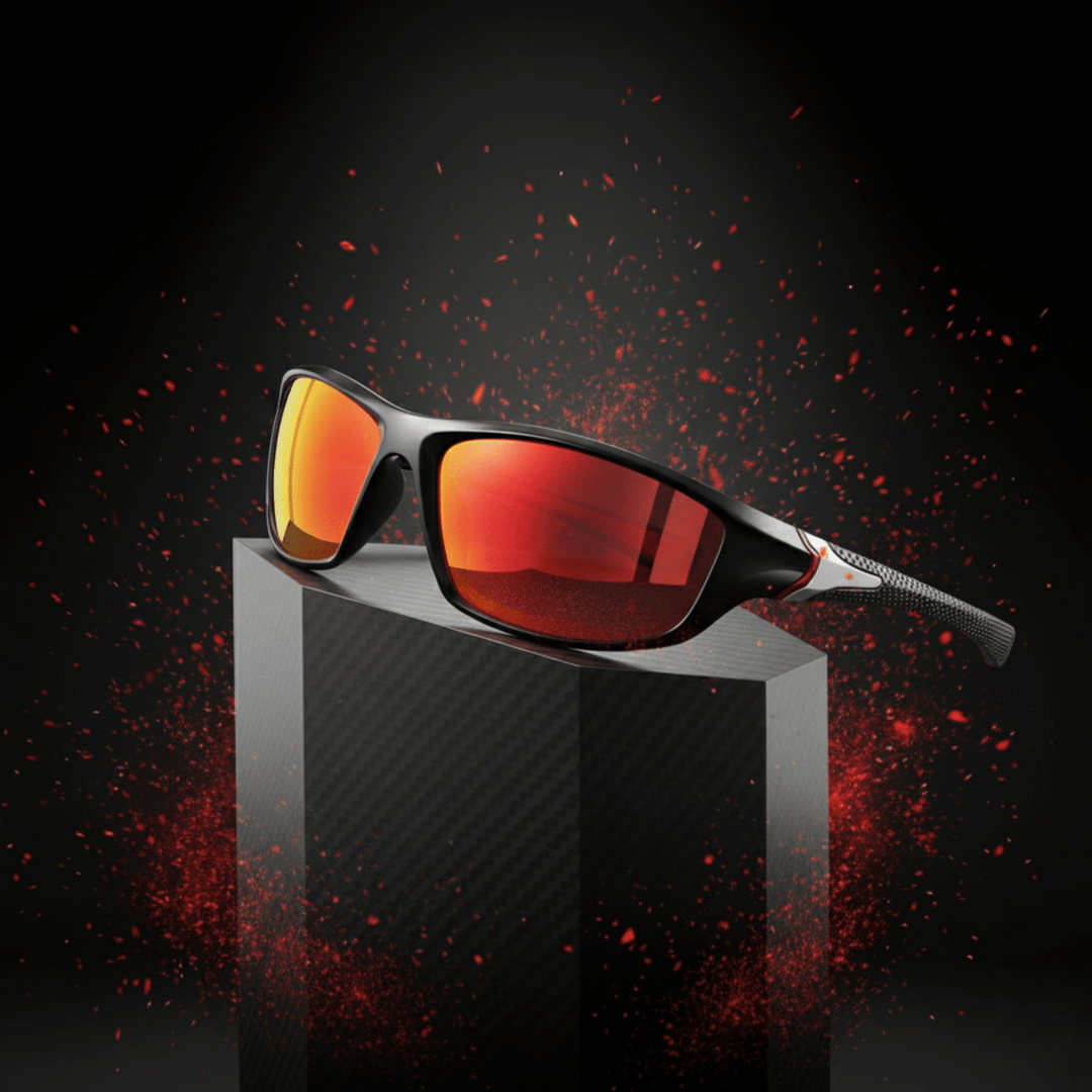 Okulary przeciwsłoneczne unisex z filtrem UV400. Idealne na lato do biegania, jazdy na rowerze i sportu.