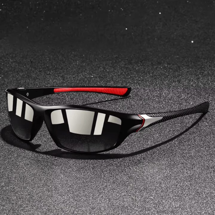 Sportowe okulary unisex Chester z ochroną UV400. Niezbędne dla aktywnych, idealne do sportów letnich.