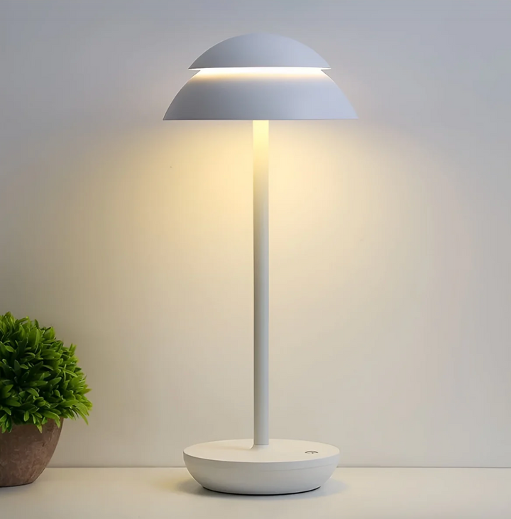 Przenośna lampa LED grzybek, bezprzewodowa. Dotykowe sterowanie, ściemniana. Wspaniała dekoracja wnętrz.