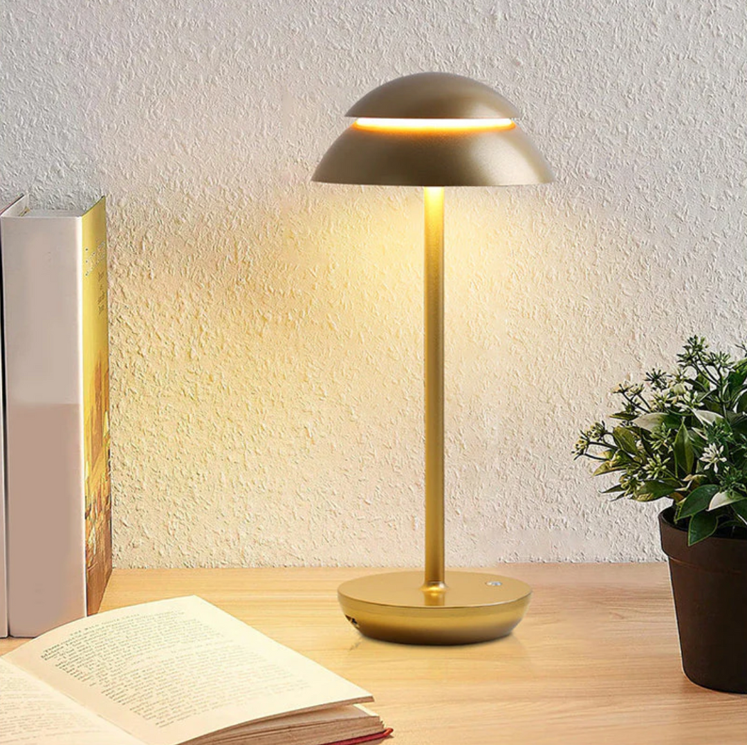 Lampa grzybek LED, bezprzewodowa i dotykowa. Nowoczesne oświetlenie, idealne do stworzenia nastroju.