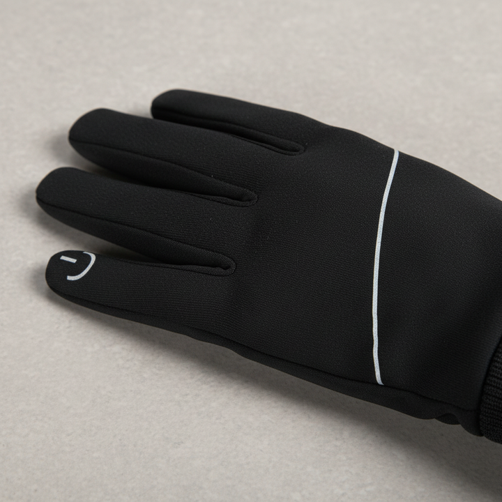 Wytrzymałe męskie rękawice zimowe z technologią dotykową ThermoTouch, zapewniające komfort i ochronę przed zimnem.