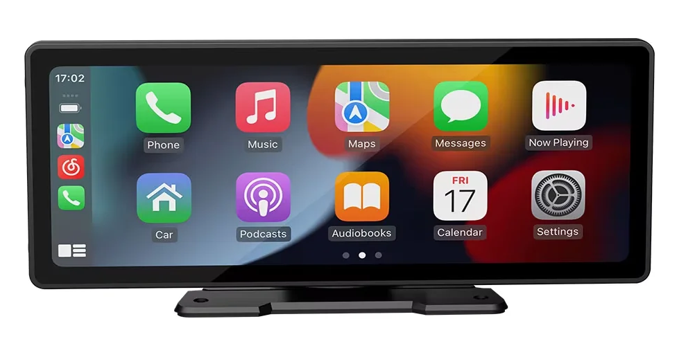 Odtwarzacz multimedialny 10.26 cala do auta z bezprzewodowym CarPlay i Android Auto dla nawigacji.