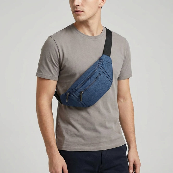 Stylowa, uniwersalna torba crossbody GoSling z regulowanym paskiem. Praktyczna saszetka na ramię do codziennego użytku.