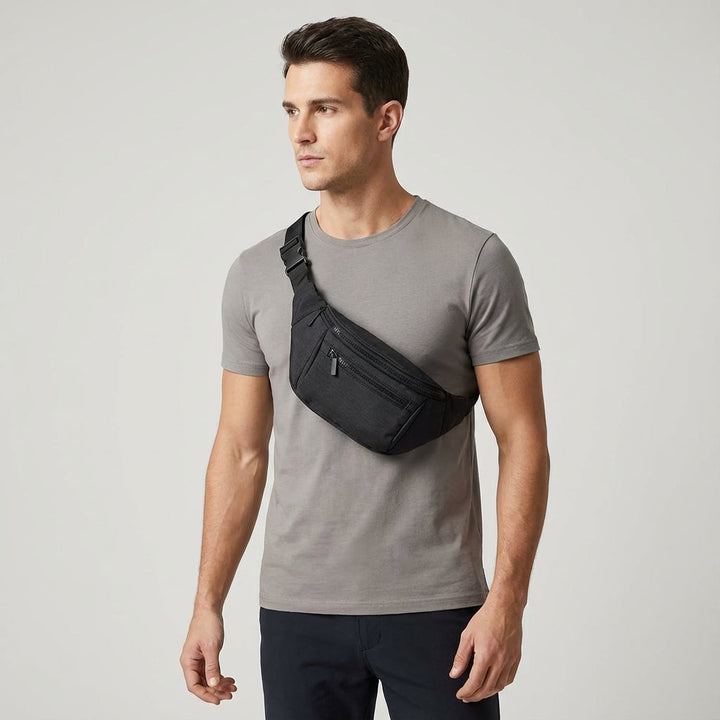 Miejska torba na ramię GoSling, regulowana, z wieloma przegródkami. Funkcjonalna saszetka crossbody do przechowywania akcesoriów.