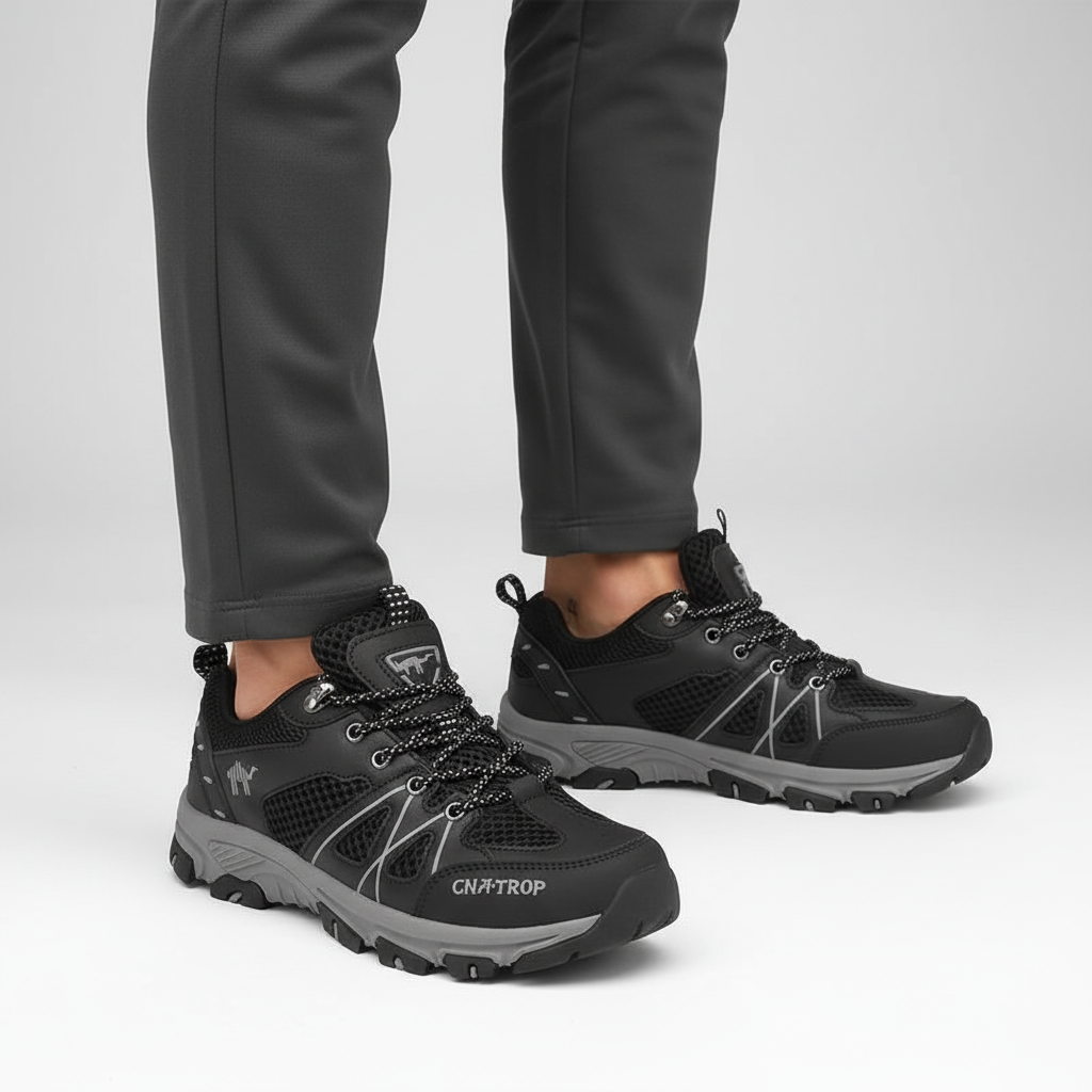 Komfortowe męskie buty trekkingowe William, wodoodporne, zapewniające ochronę i stabilność podczas wędrówek.
