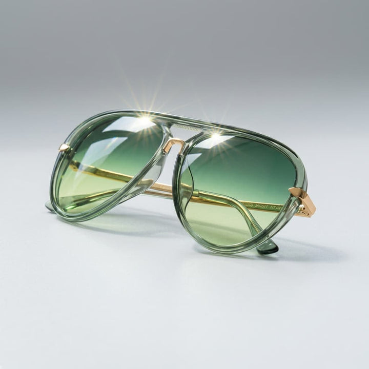 Unisex okulary przeciwsłoneczne aviator z gradientowymi soczewkami. Zapewniają ochronę UV, są modne i klasyczne.