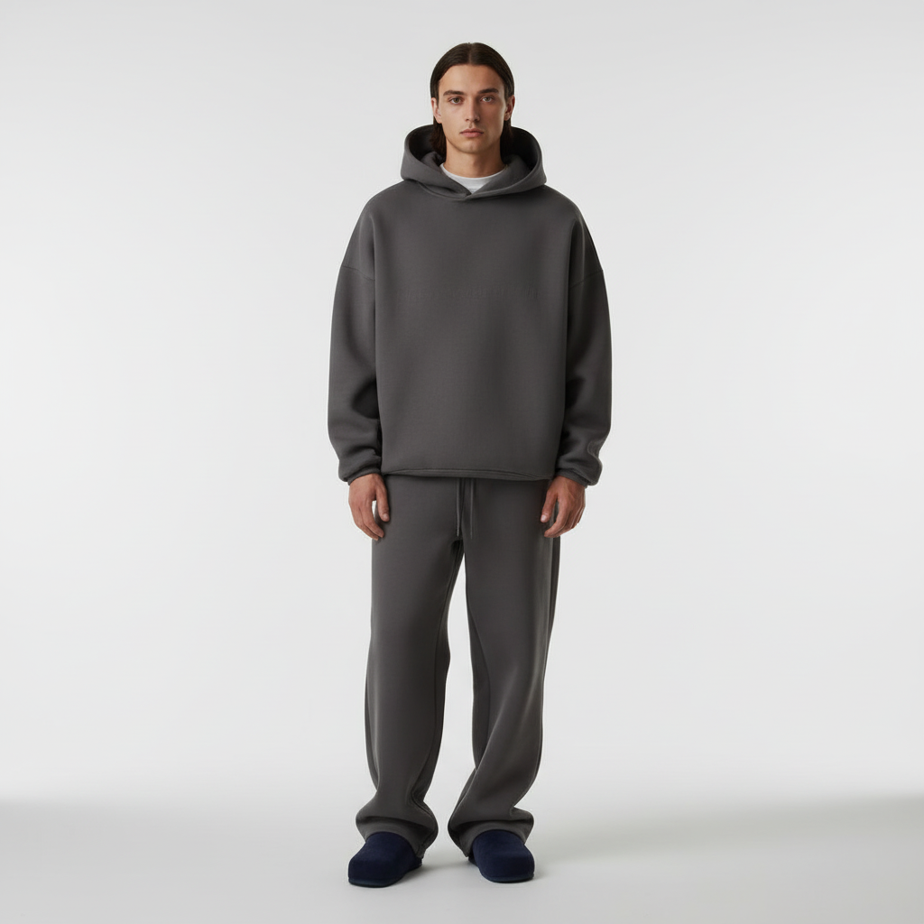 Uniwersalny męski dres Samuel, zestaw bluza i spodnie dresowe oversize, idealny na co dzień.