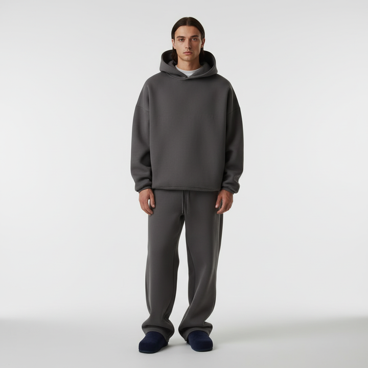 Uniwersalny męski dres Samuel, zestaw bluza i spodnie dresowe oversize, idealny na co dzień.