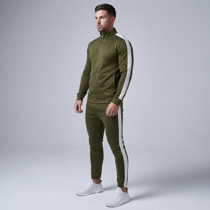 Męski dres sportowy Austin z oddychającego poliestru. Idealny komplet treningowy o nowoczesnym designie.