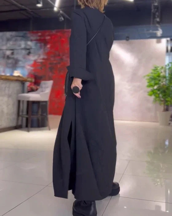 Letnia sukienka maxi z bawełny premium, wygodna i stylowa, doskonała na wieczór lub casual.