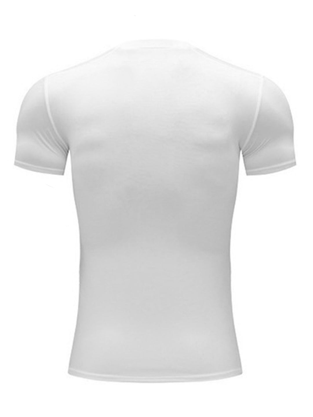 Kompresyjna koszulka męska z krótkim rękawem, slim fit. Odzież treningowa wspierająca mięśnie podczas ćwiczeń.