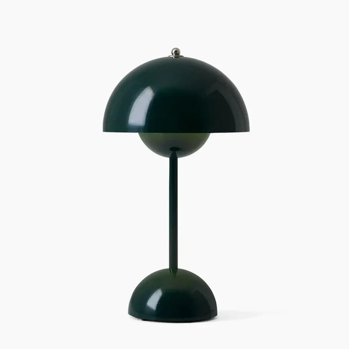 Przytulna lampa stołowa LED, ciepłe światło. Designerskie oświetlenie domu, idealne do czytania i relaksu.