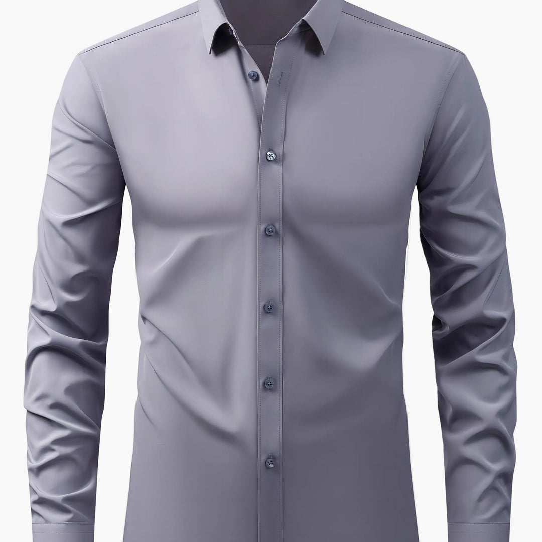 Modna koszula slim fit z długim rękawem, do casualowych zestawów.