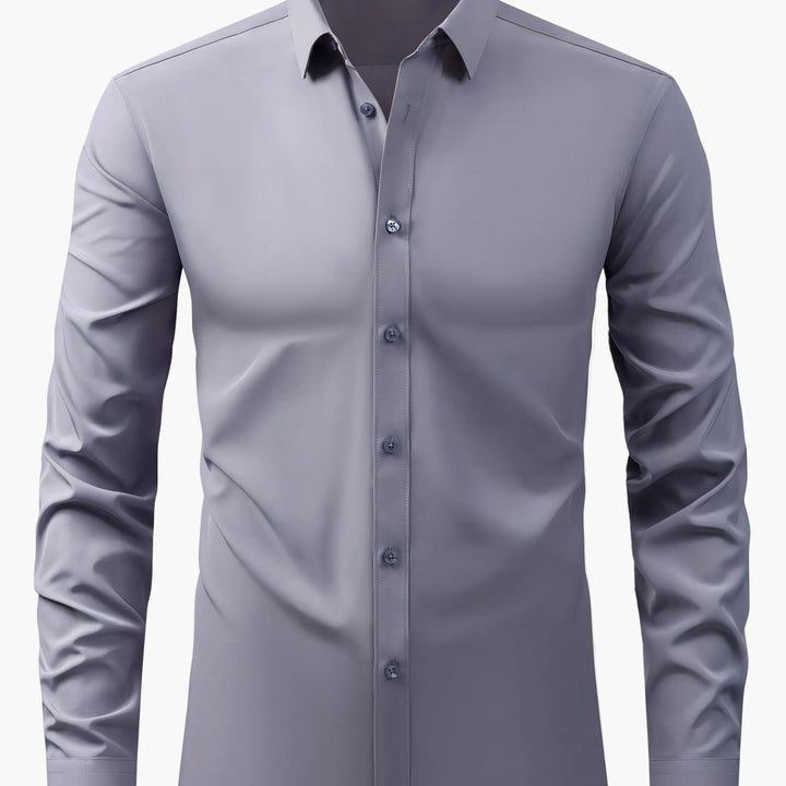 Modna koszula slim fit z długim rękawem, do casualowych zestawów.