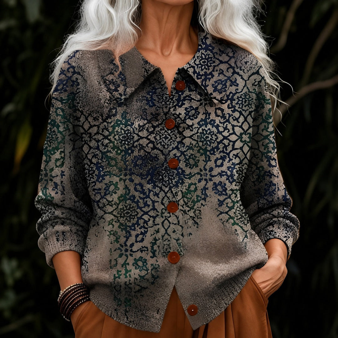 Elegancka kurtka damska, luźny krój. Modny kardigan oversize, idealny do warstwowych stylizacji.