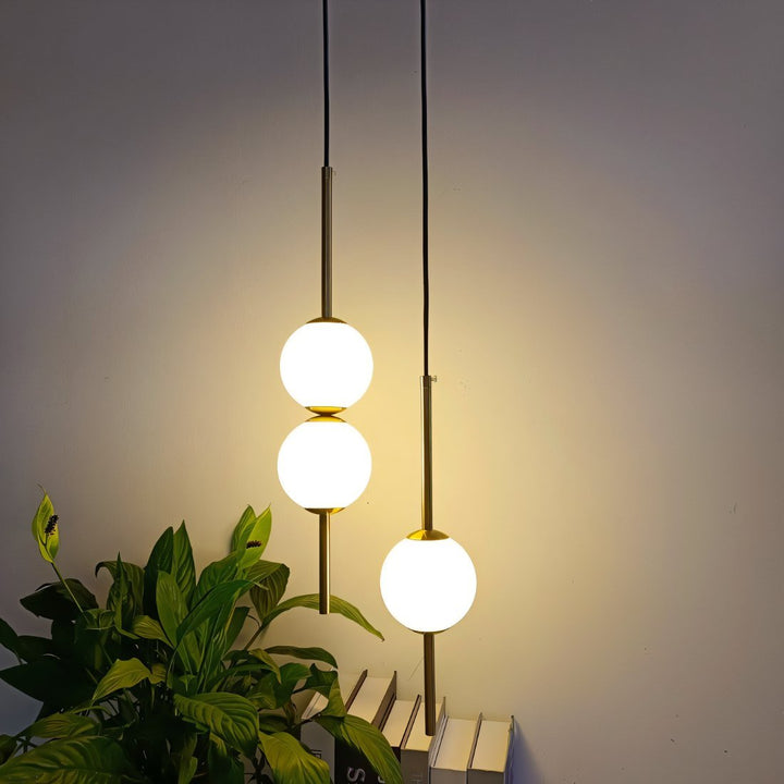 Skandynawska lampa wisząca LED, nowoczesna dekoracja domu, oświetlenie sufitowe do jadalni.