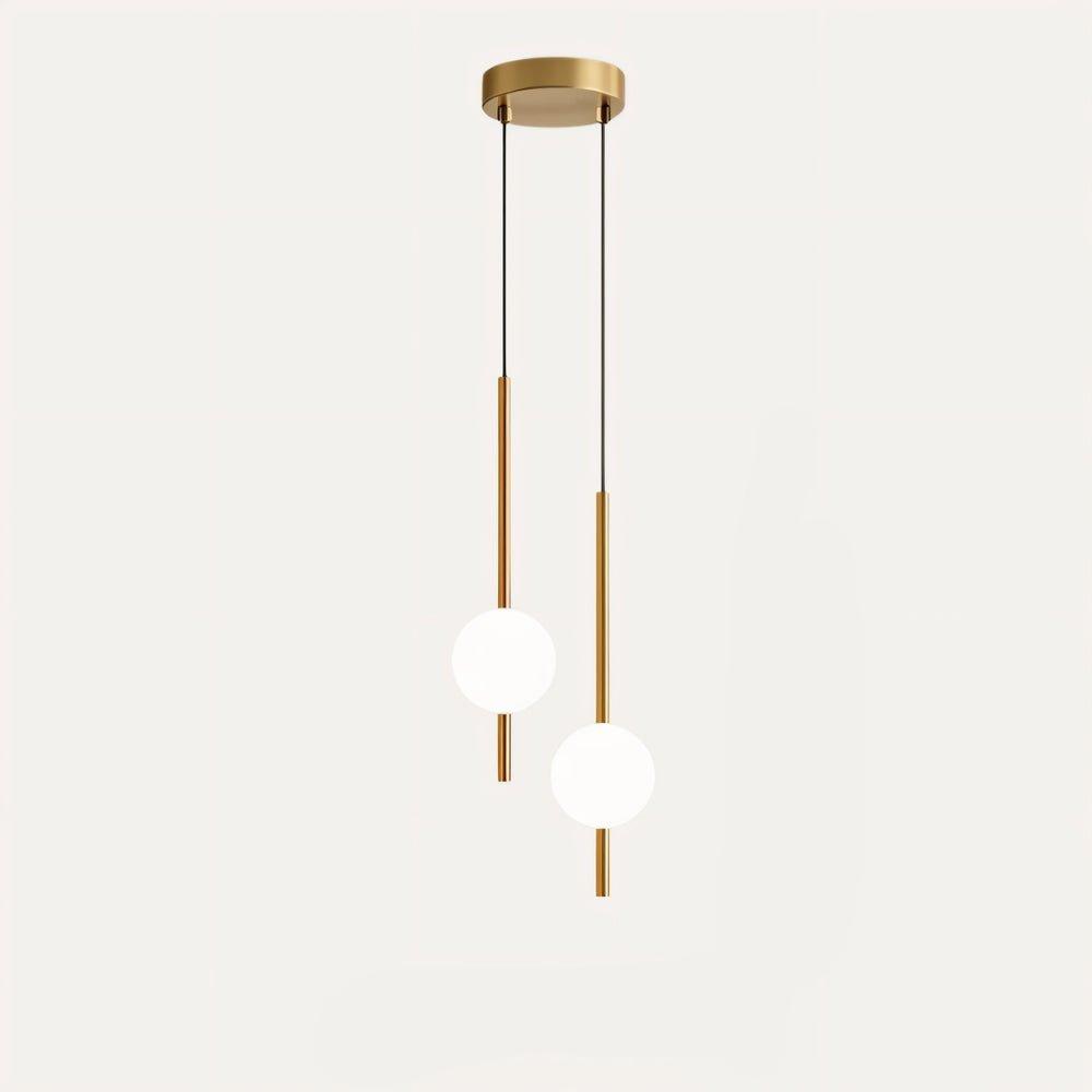 Designerska lampa wisząca LED, nowoczesne oświetlenie w skandynawskim stylu, idealna do wnętrz.