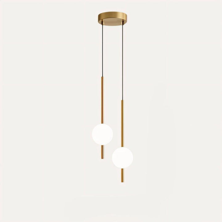 Designerska lampa wisząca LED, nowoczesne oświetlenie w skandynawskim stylu, idealna do wnętrz.