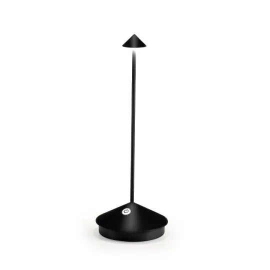 Lampa stołowa LED na biurku. Dodaje elegancji i funkcjonalności do nowoczesnego miejsca pracy.