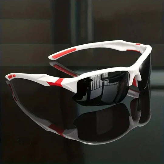 Okulary sportowe unisex z polaryzacją i filtrem UV400. Idealne do biegania i aktywności na świeżym powietrzu.