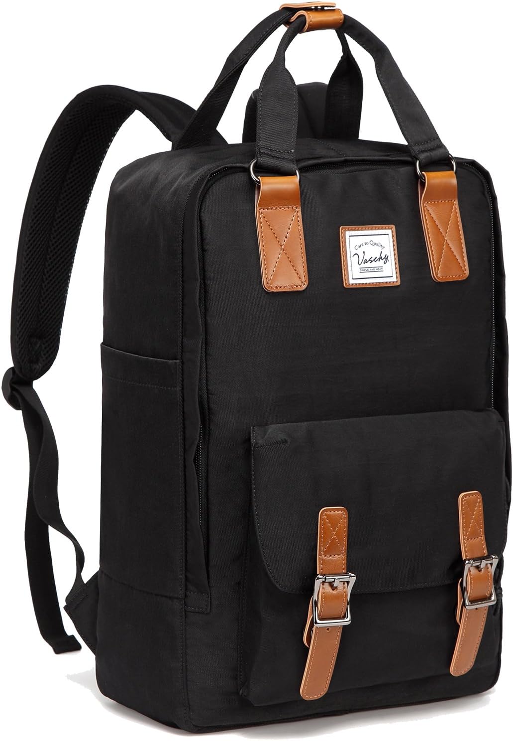 Plecak UrbanEase vintage na laptopa 15.6 cala, wodoodporny, unisex, z organizerem.