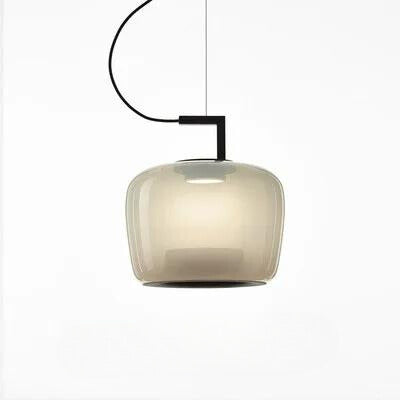 Designerska lampa wisząca z jasnym światłem. Nowoczesny smukły design, idealna do salonu i kuchni.