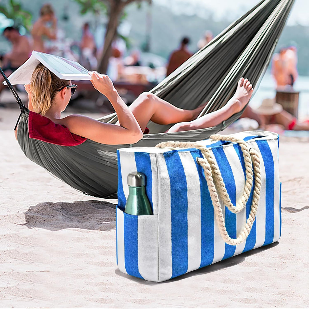 Damska torba plażowa SandAway, wodoodporna, piaskoodporna. Na każdą pogodę.