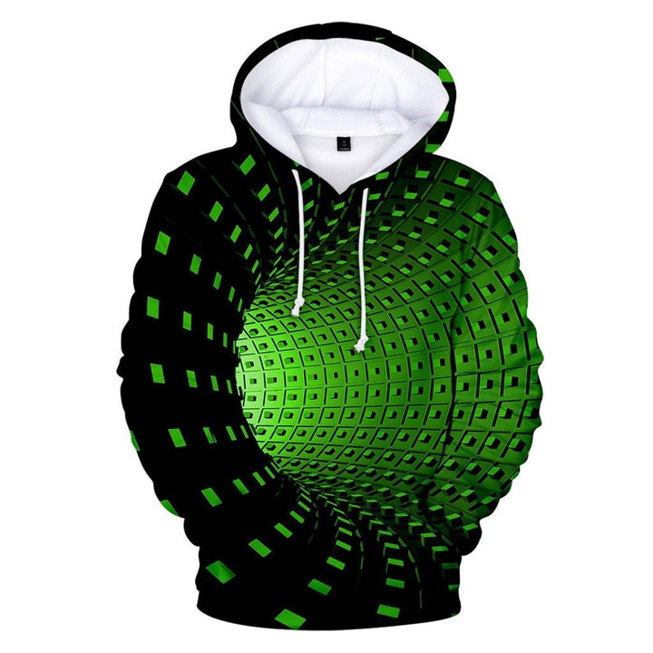 Wygodna męska bluza z kapturem, featuring modny nadruk 3D. Must-have dla miłośników streetwearu i mody męskiej.