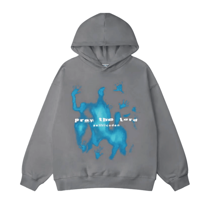 Komfortowa damska bluza z kapturem oversize, z unikalnym nadrukiem. Must-have w casualowych stylizacjach.