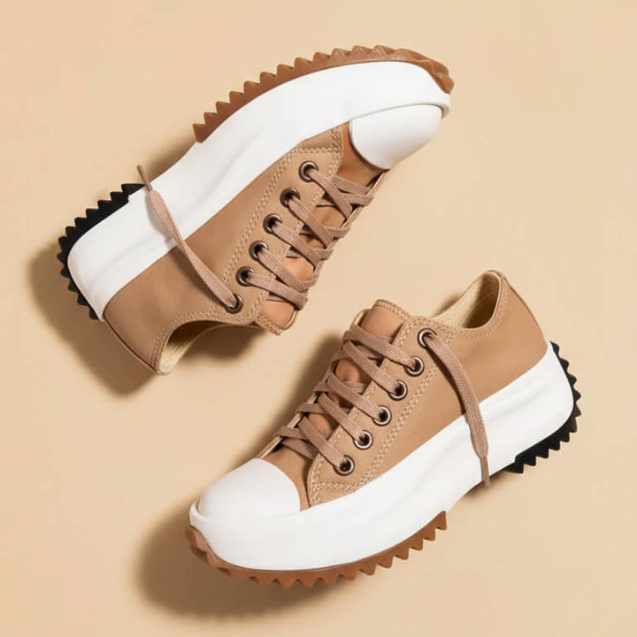 Damskie casualowe sneakersy na platformie. Wygodne, stylowe buty sportowe na co dzień.