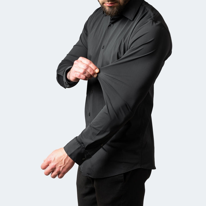 Męska koszula bez prasowania stretch, elegancka i oddychająca. Idealna do biura.