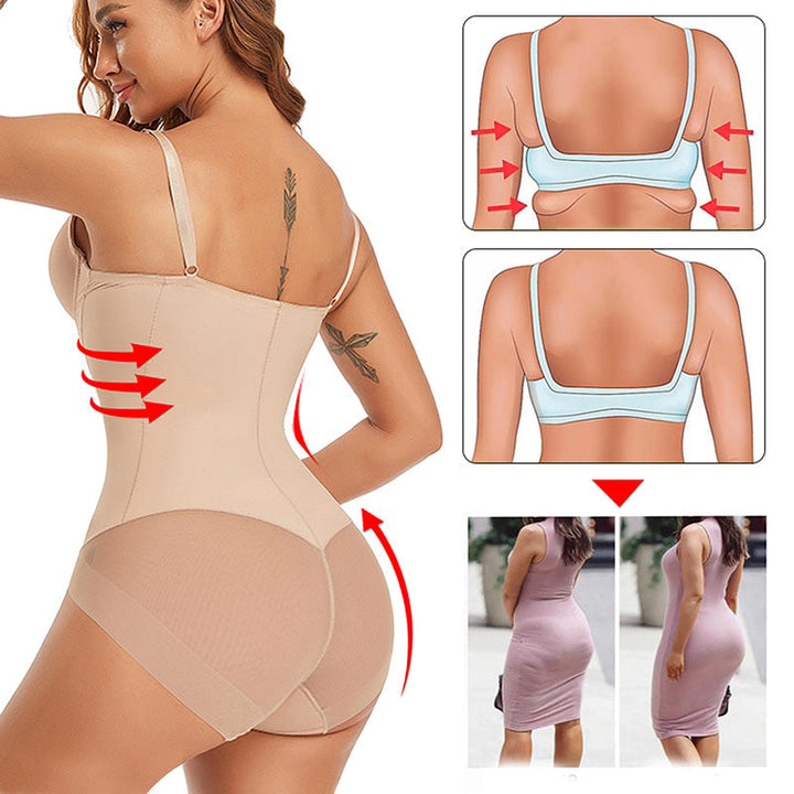 Élise body modelujące, czarne, eleganckie. Doskonałe pod wieczorowe kreacje, by podkreślić talię.