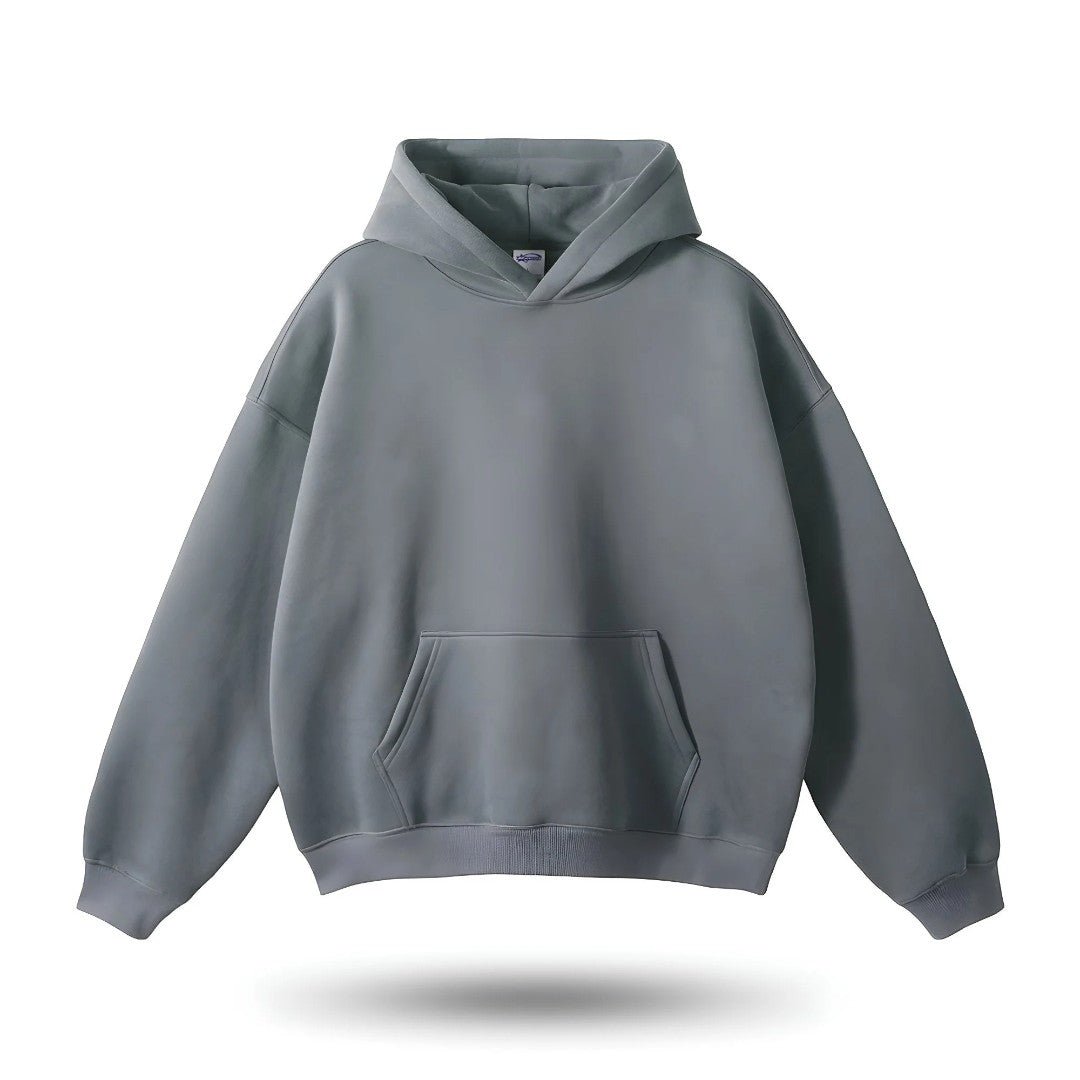 Unisex bluza z kapturem i kieszenią kangurką, idealna na co dzień. Wygodna odzież streetwear.