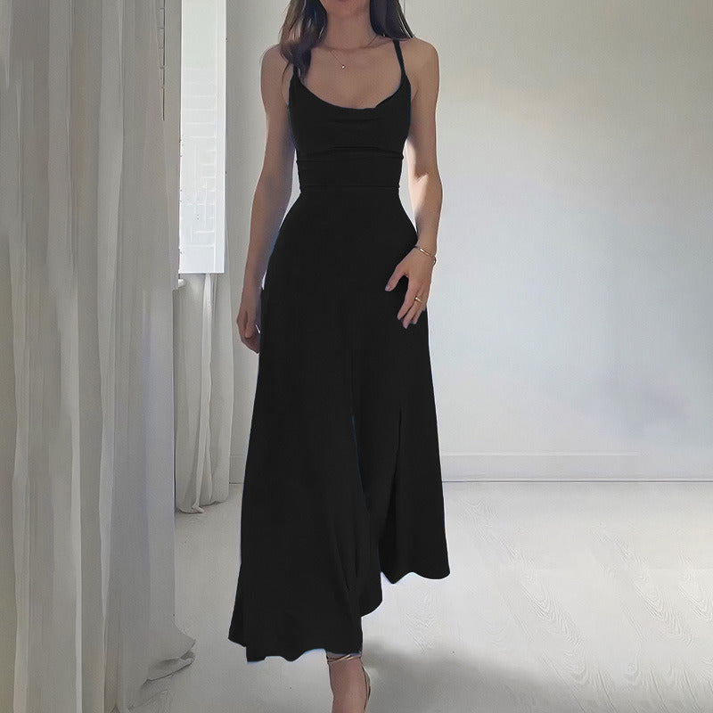 Zwiewna damska sukienka maxi Anaïs bez ramiączek, symbol romantycznej elegancji i stylu.