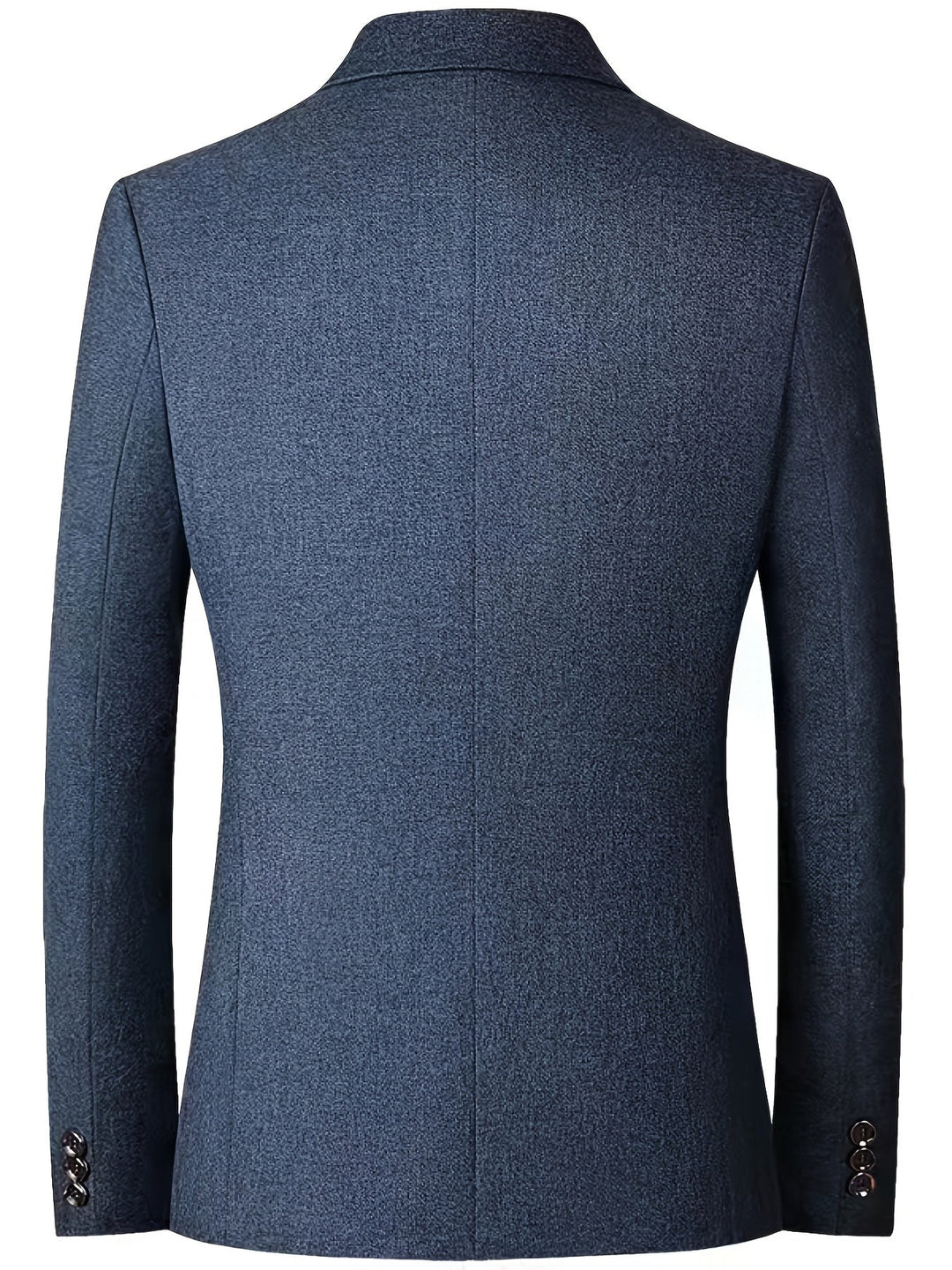 Mężczyzna w eleganckiej, modnej marynarce slim-fit Cedric. Idealna biznesowa lub casualowa odzież męska na jesień.