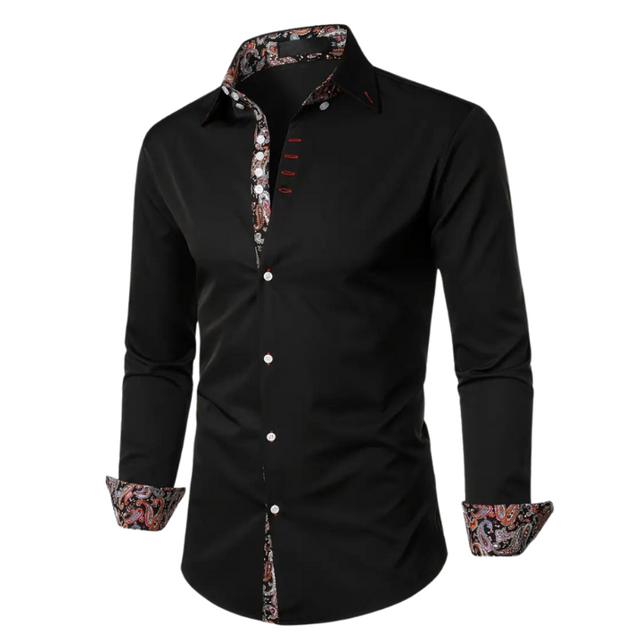 Uniwersalna męska koszula Matteo. Elegancka koszula imprezowa, wieczorowa i na wesele. Modny krój slim fit.