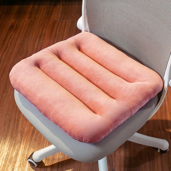 Poduszka lędźwiowa i siedziskowa, ergonomiczna, pianka memory, wsparcie pleców w biurze i w podróży.