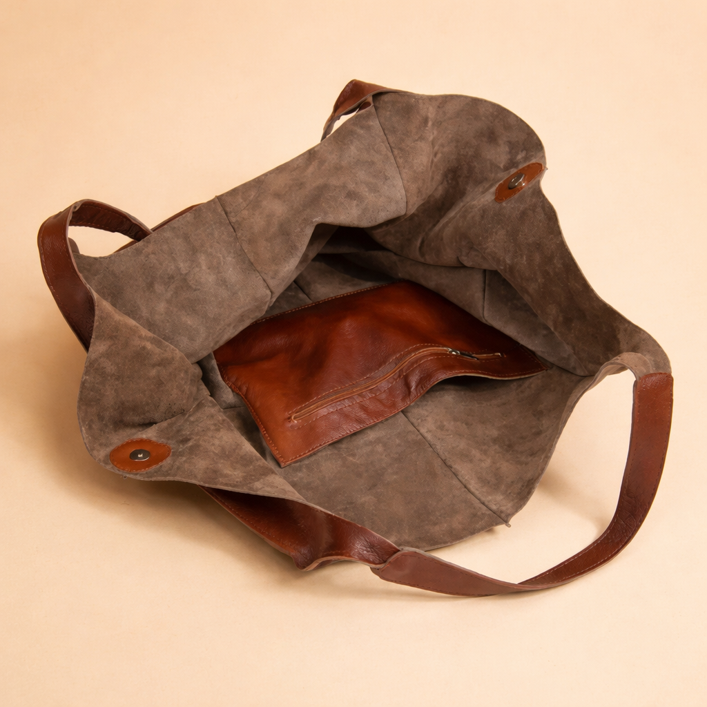 Funkcjonalna torba tote damska, idealna do noszenia na ramię. Elegancka, pojemna i wytrzymała na lata.
