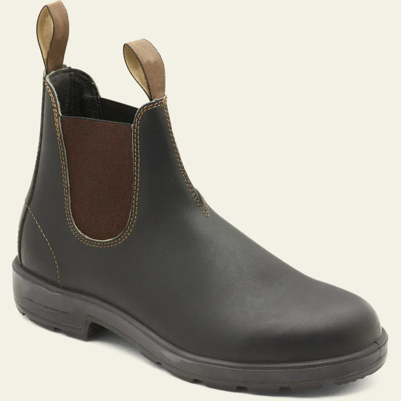 Uniseks wodoszczelne buty gumowe Chelsea slip-on, idealne obuwie deszczowe do kostek na jesień i miasto.